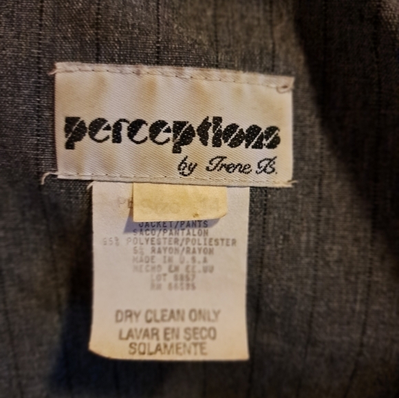 Perceptions two Piece outfit jacket and pants size 14 - Picture 7 of 13